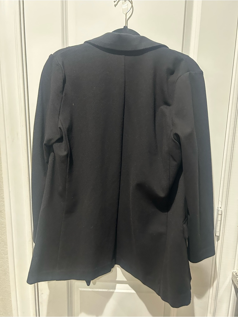 Black Women's Coat - Classic Tailored Jacket